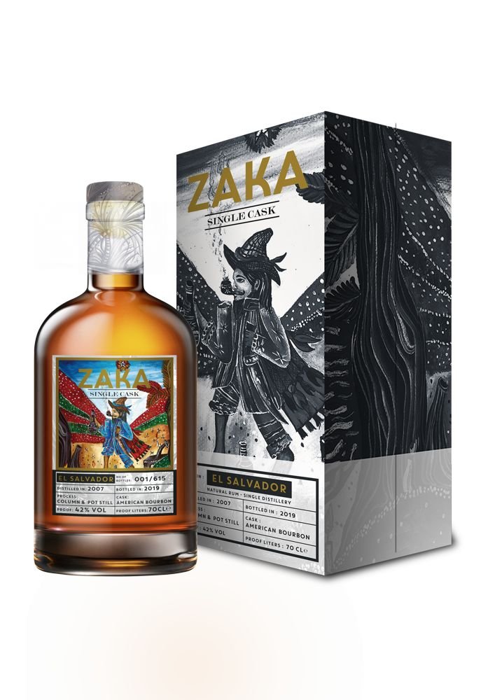 Rum Zaka El Salvador 13y 2007 0,7l 42% L.E. / Rok lahvování 2020